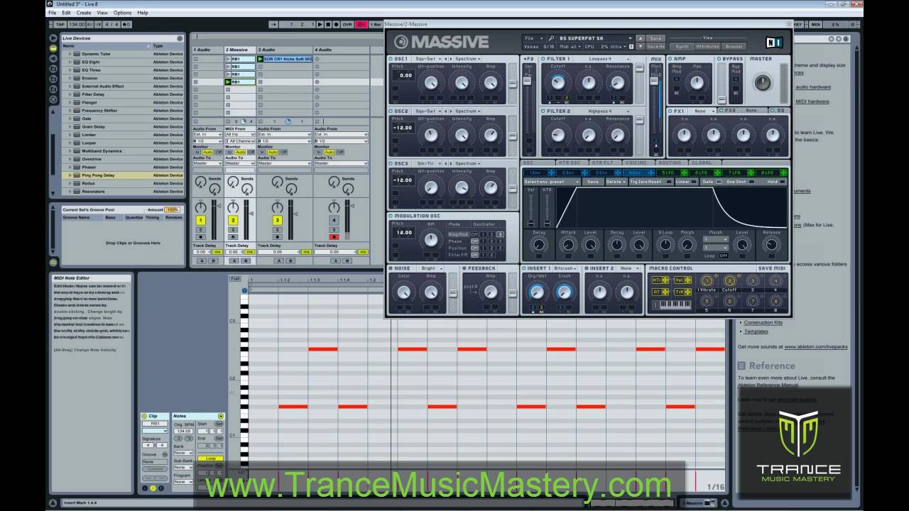 How to Create Trance Rolling Basslines - YouTube