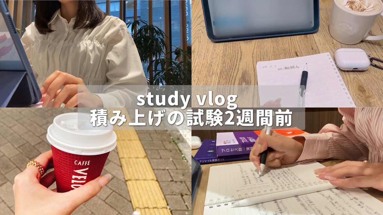  【PMP】試験まで2週間｜積み上げのstudy vlog | 社会人 勉強