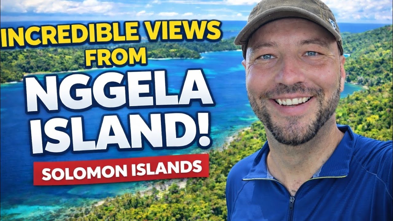 Incredible views from Nggela Island (Big Nggela Lookout) • Walking in the Solomon Islands