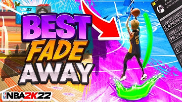 BEST FADEAWAY JUMPSHOT FOR ALL BUILDS NBA 2K22 + HOW TO GREEN EVERY FADE NBA 2K22