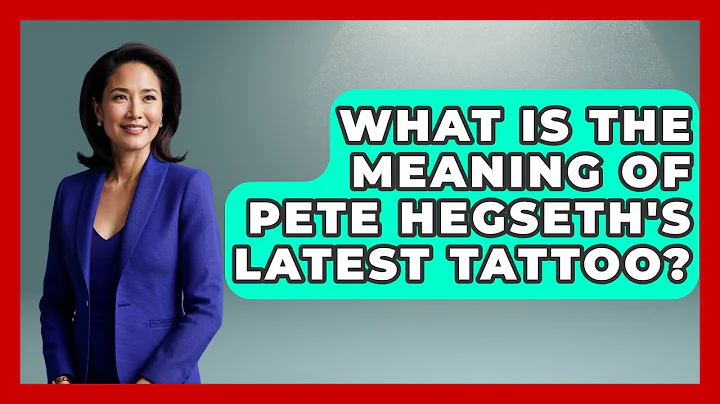 What Is the Meaning of Pete Hegseth's Latest Tattoo? | The Right Politics