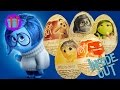 Inside Out Kinder Surprise Eggs Toy Unboxing!