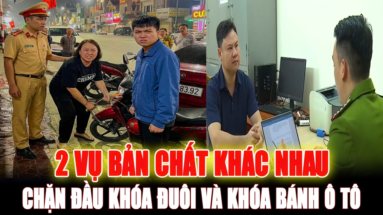 Hải Phòng: Công An Triệu Tập Vụ Người Phụ Nữ Khóa Bánh Ô Tô Người Khác Vào 2 Xe Máy