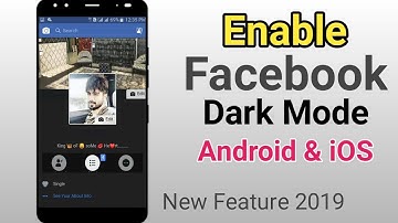 Enable Facebook Dark Mode Without Root Android 2019