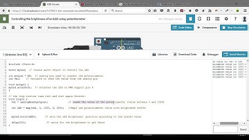 Controlling LED brightness with servo Library