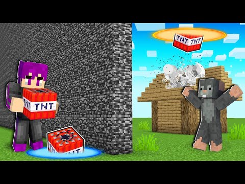 ماين كرافت : تحدي بناء بيت أمن ضد اصدقائي استخدمت بوابة التنقل عبر الزمن في الغش...!😱🔥