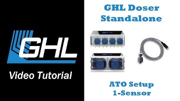 ATO (1-sensor) setup via GHL Control Center