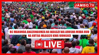 🅻🅸🆅🅴 : MAPOKEZI YA RC MAKONDA MKOA WA ARUSHA/ANATOA MAAGIZO KWA VIONGOZI image