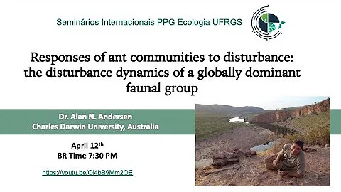 Dr. Alan N. Andersen:  Disturbance dynamics of a g...