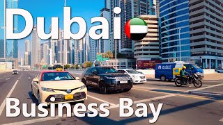 Dubai Business Bay to Burj Khalifa Walk 4K🇦🇪