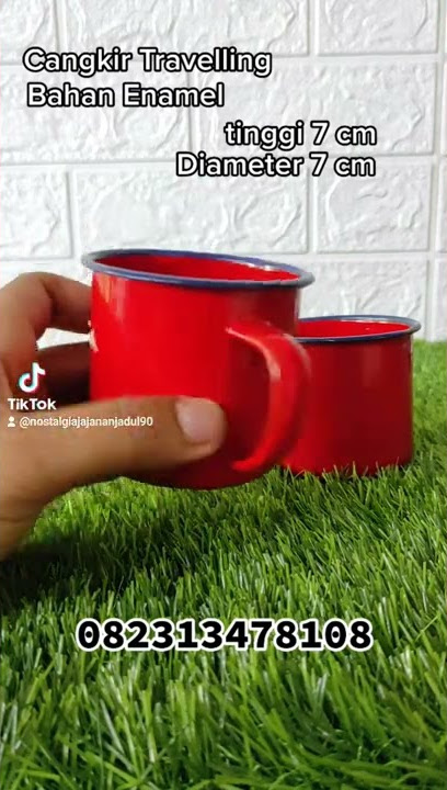 Cangkir kopi pendaki ukuran 7 cm