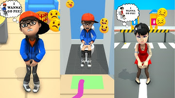 Rush Run (Need to pee) || Android/ios Game 2020 || Game Play