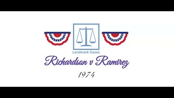 Richardson v Ramirez (1974)