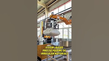 Irregular Materials Unpacking & Feeding😎 #depalletizing #automation #palletizer #manufacturer #robot