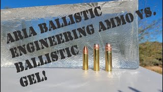 Aria Ballistic Engineering .460 S&W Mag & .500 S&W Mag Part 3:  Ballistic Gel