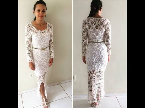 vestido de croche para ano novo