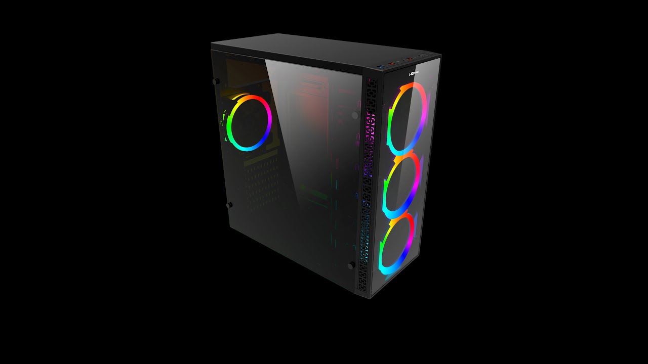 Computer Specialist Gaming PC - HDCore Dream Black RGB Case