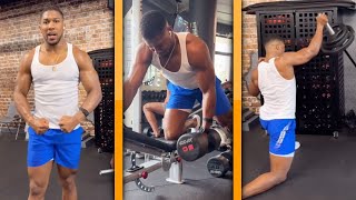 Anthony Joshua Shows Off His Crazy Workout Routine