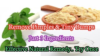 Remove Pimples & Tiny Bumps | Tamil | Effective Natural Remedy | Must Try | Reduce Acne, Acne Scars✨