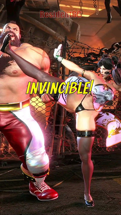CHUN-LI Tests ZANGIEF's Invincibility SF6😆 #chunli #zangief