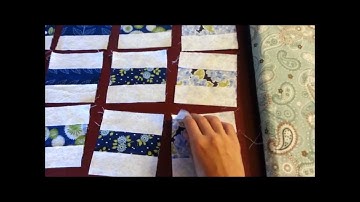 Quilting Time Saver: Chain Piecing Blocks
