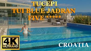 Tucepi Croatia Makarska Riviera Tui Blue Jadran 5***** 4K walking Tour ( April 2023 )
