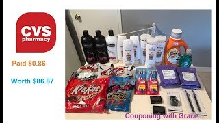 CVS Couponing Haul | Paid 86c | Scenario 1 | Sept 24 2017