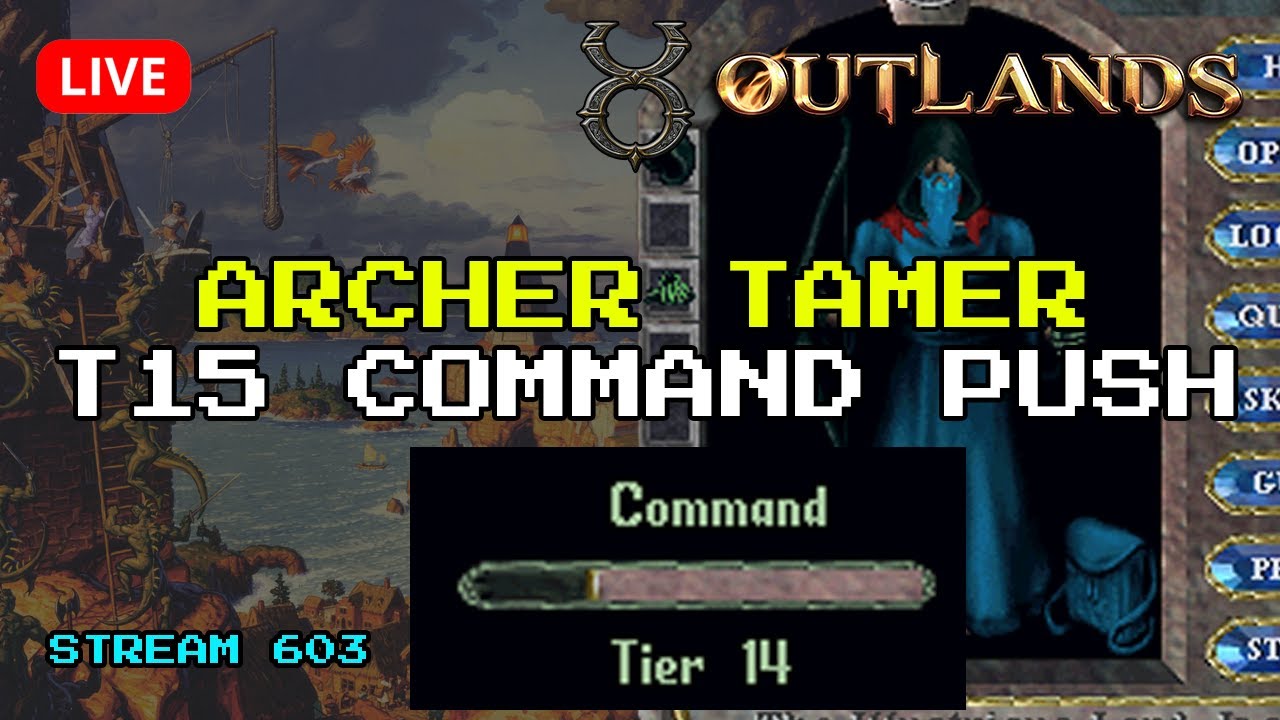 Playing UO Outlands as a Dex Tamer using Archery is OP | Tier 15 grind