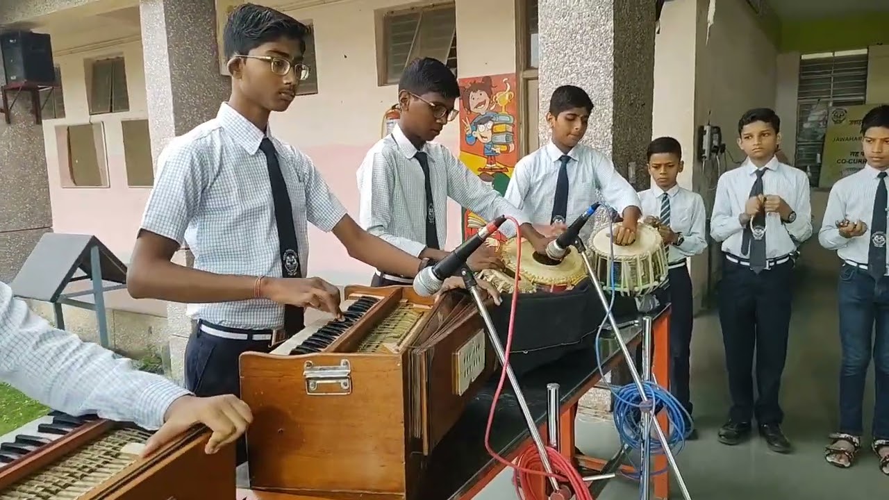 Navoday prayer of Jawahar Navodaya Vidyalaya Akola