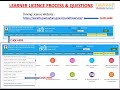 Learner Licence Online Test Process & Questions by @Ltscoindia