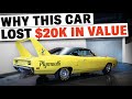 1970 plymouth superbird  valued below the owners price  the appraiser