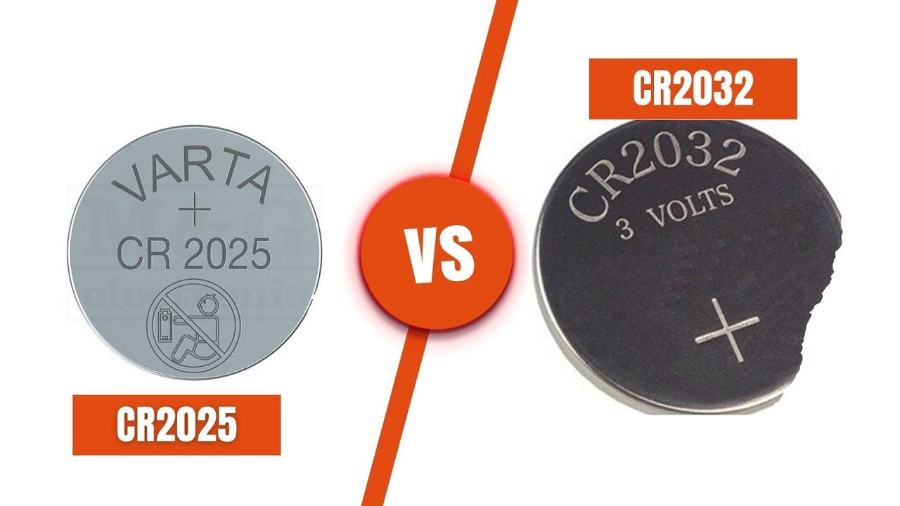 CR2025 vs CR2032 Batteries: What are the Differences? 