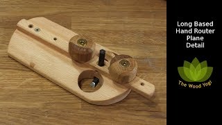 This is a follow up video to show further detail of the Long Based Hand Router Plane. The original demonstration video was made 