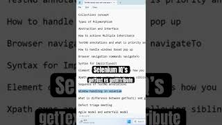 getText() vs getAttribute() #automationtesting #selenium #seleniumtekautomation