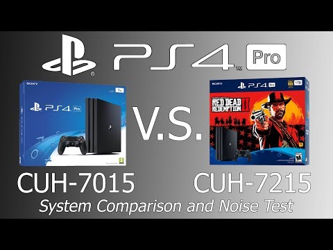 omfatte miste dig selv frygt PS4 Pro CUH-7015 vs CUH-7215 Model Comparison and Noise Test - YouTube