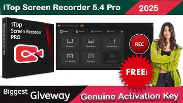 Get iTop Screen Recorder for Free: Exclusive License Key Giveaway!