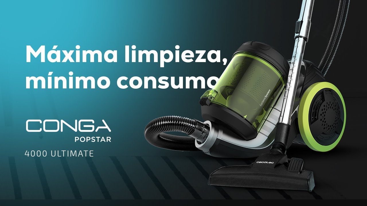 Aspirador de trineo Conga PopStar 4000 Ultimate Animal Pro - YouTube