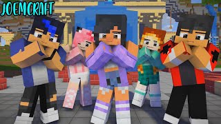 APHMAU FAMILY EIN, AARON, KC, KIM | GOMY GOMY DANCE | SHUFFLE DANCE - Minecraft Animation