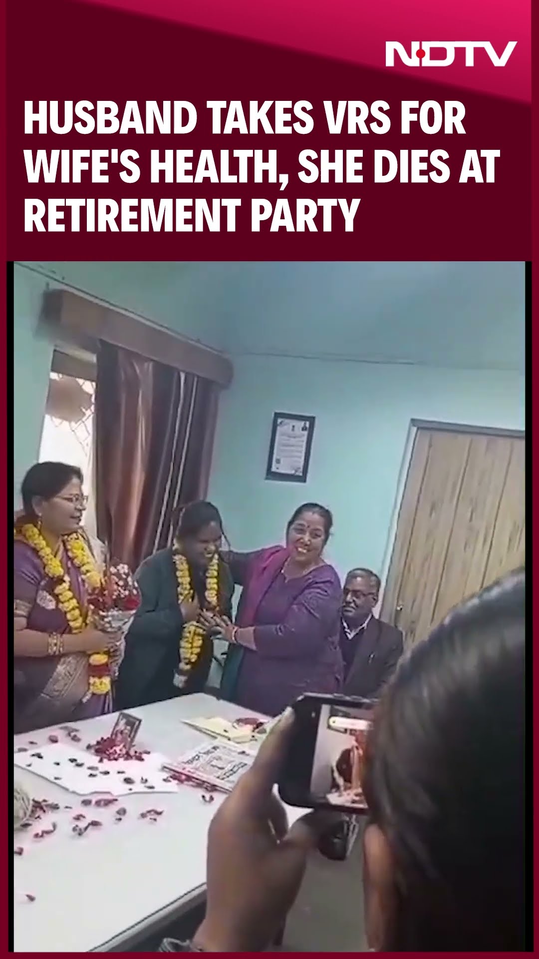 Kota Heart Attack Tragedy: Wife Dies During Husband's Retirement Party