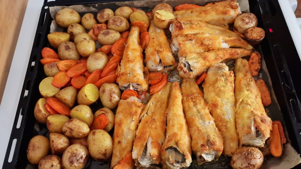 Meny Iftari me te shijshme skeni provuar, Patate Peshk ne Furrë