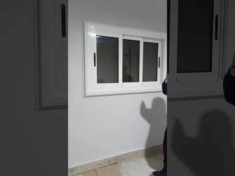 شباك الوميتال جرار ٣ ضلفة ٣ سكة مساحة تهوية للثلثين من الفتح للالوميتال 01002741543