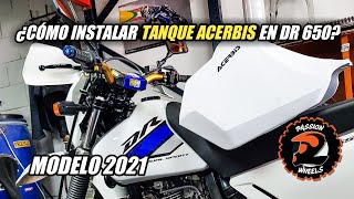 ¿ COMO INSTALAR TANQUE ACERBIS EN DR 650 2021 ?