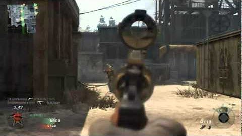 black ops - more kills with the python ACOG + collateral double kill!