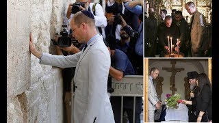 prince william visit middle east william prays at most sacred site accessible to jews