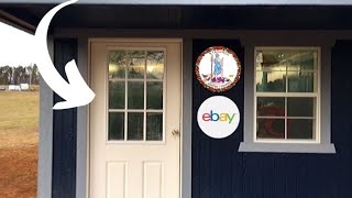 SNEAK PEEK INTO THE SHED AND WHAT'S SELLING ON EBAY