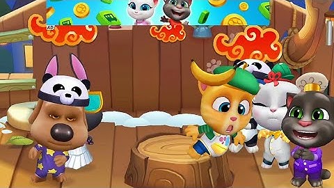 MY TALKING TOM FRIENDS: UP GAMEPLAY 2023 PART 21 ~ IOS, WALKTHROUGH, ANDROID, MOBILE GAME