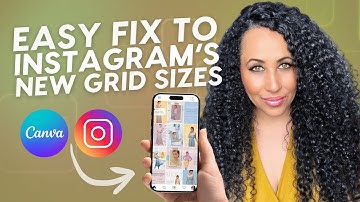 NEW Instagram Grid Layout 2025! HOW to FIX it in Canva