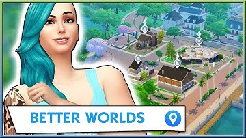 BETTER WORLDS MAP MOD! | The Sims 4