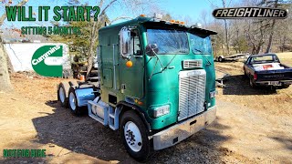 Will it start?...again! 'Jolly Green' Freightliner cabover revival after a long winter.