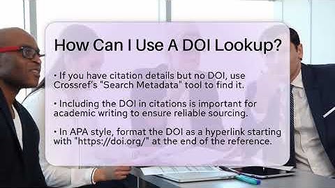 How Can I Use A DOI Lookup? - The Language Library